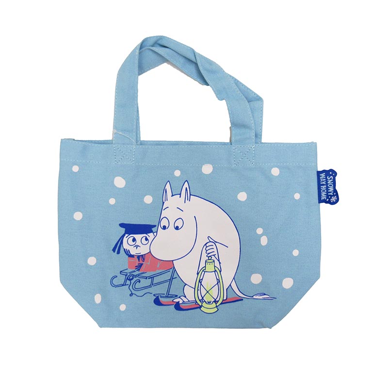 MOOMIN カラーマチ付きランチバック/雪